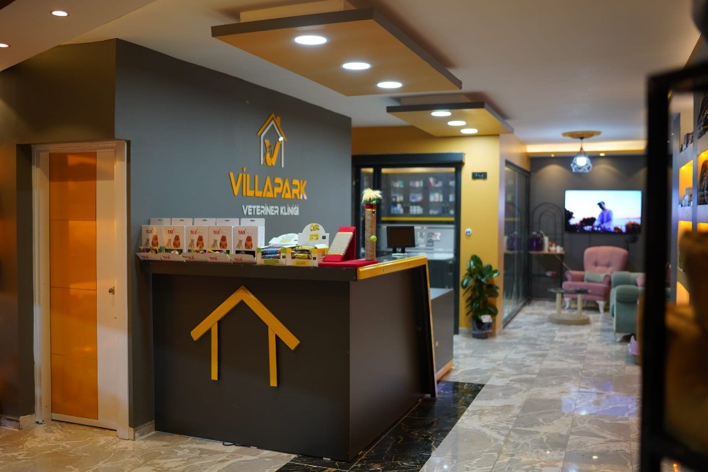 VillaPark Veteriner Kliniği Danışma ve Resepsiyon Karşılama Alanı